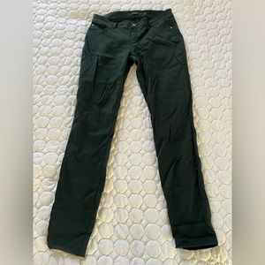 Prana Briann Pant Size 4 Batik Green